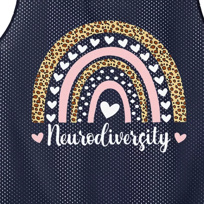 Celebrate Neurodiversitytal Health Autism Awareness Gift Mesh Reversible Basketball Jersey Tank