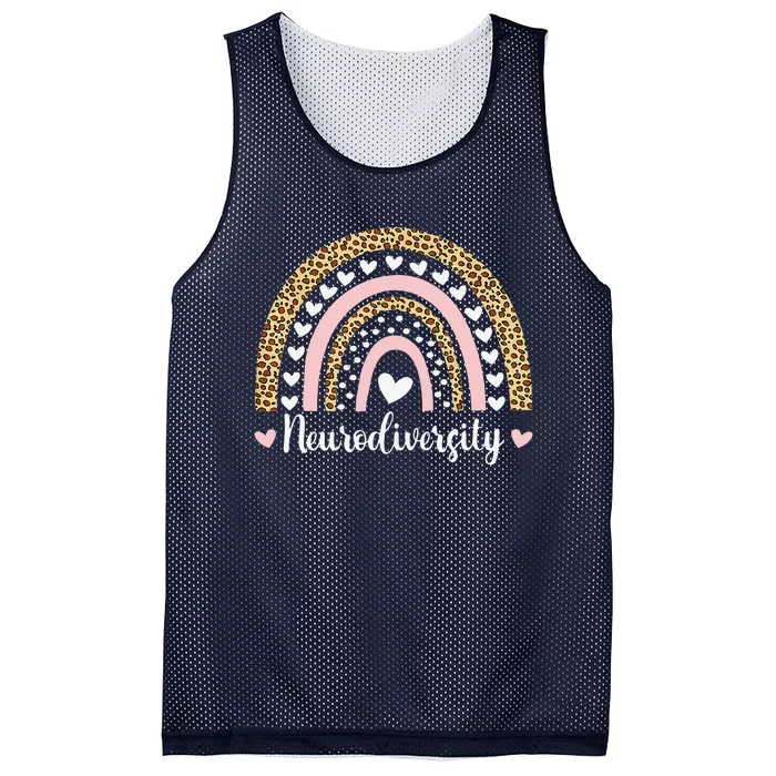 Celebrate Neurodiversitytal Health Autism Awareness Gift Mesh Reversible Basketball Jersey Tank