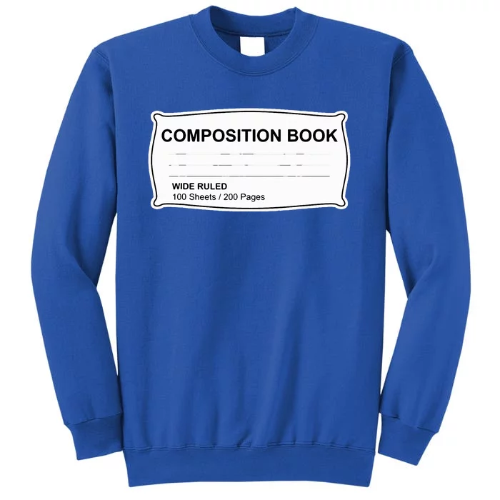 Composition Notebook Halloween Costume Couples Fancy Dress Tall Sweatshirt