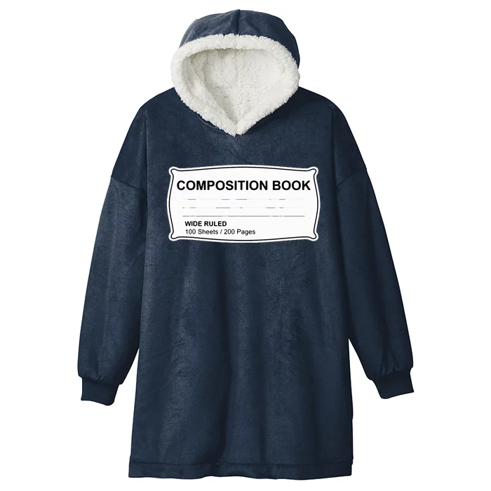 Composition Notebook Halloween Costume Couples Fancy Dress Hooded Wearable Blanket