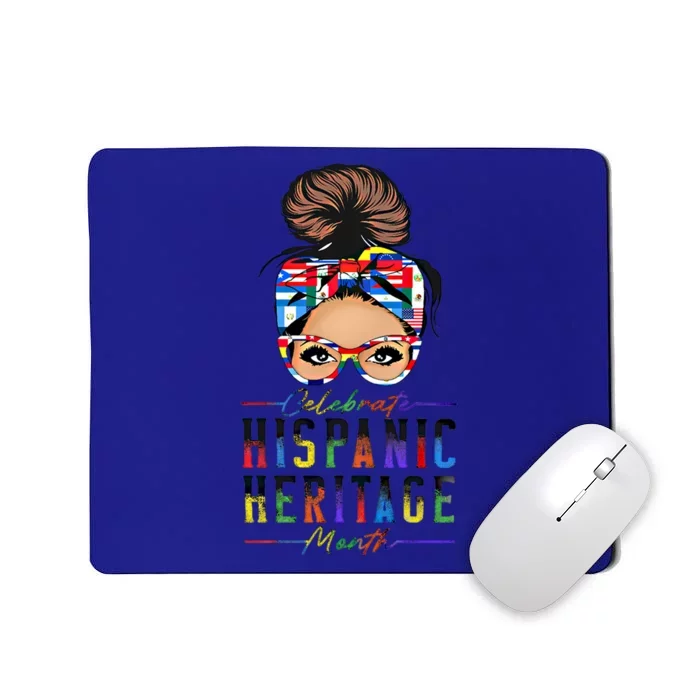 Celebrate National Hispanic Heritage Month Messy Bun Gift Mousepad