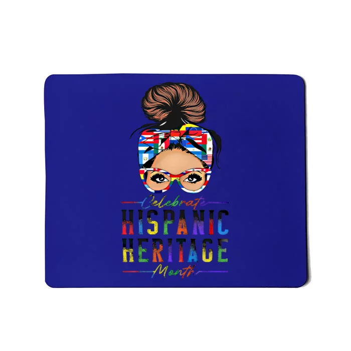 Celebrate National Hispanic Heritage Month Messy Bun Gift Mousepad