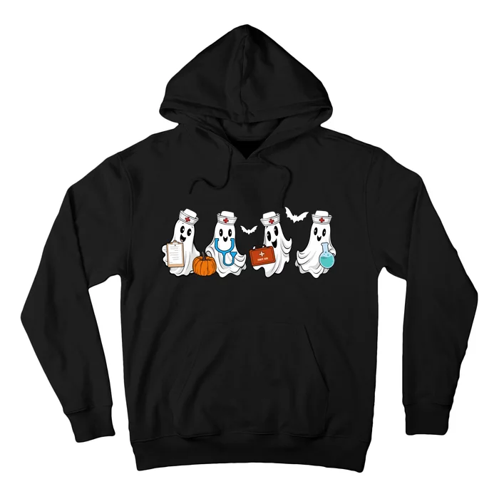 Cute Nurse Halloween Ghost Hoodie