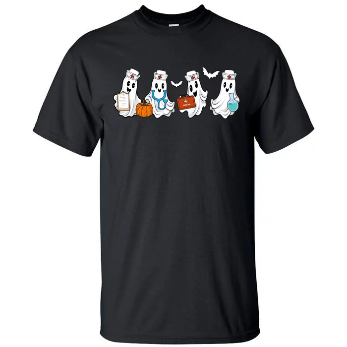 Cute Nurse Halloween Ghost Tall T-Shirt