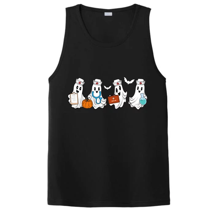 Cute Nurse Halloween Ghost Performance Tank