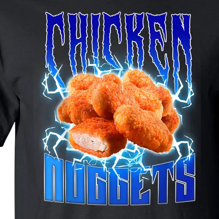 Chicken Nuggets Heavy Metal Funny Chicken Nuggets Lover Tall T-Shirt