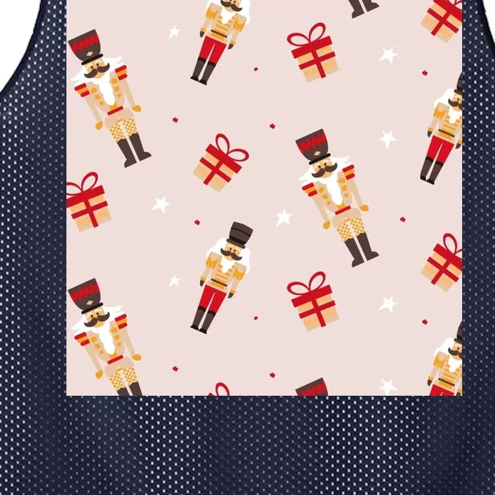 Christmas Nutcracker Holiday Mesh Reversible Basketball Jersey Tank