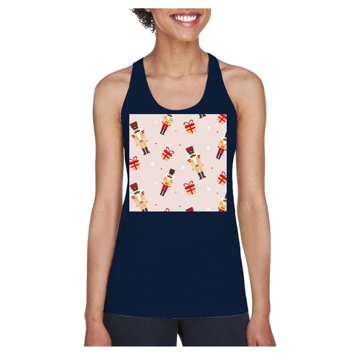 Christmas Nutcracker Holiday Women's Racerback Tank