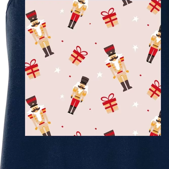 Christmas Nutcracker Holiday Women's Racerback Tank