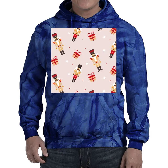 Christmas Nutcracker Holiday Tie Dye Hoodie