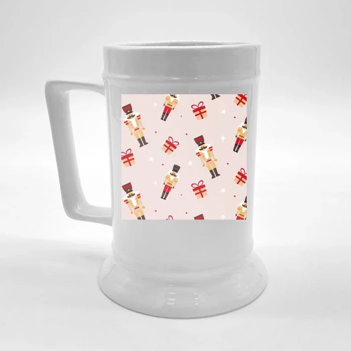 Christmas Nutcracker Holiday Front & Back Beer Stein