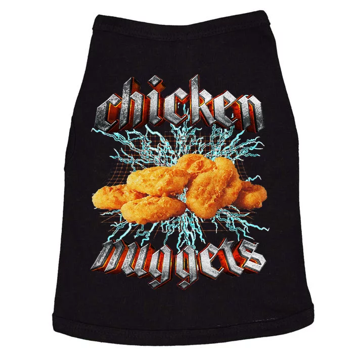 Chicken Nuggets Heavy Metal Hardcore Music Doggie Tank