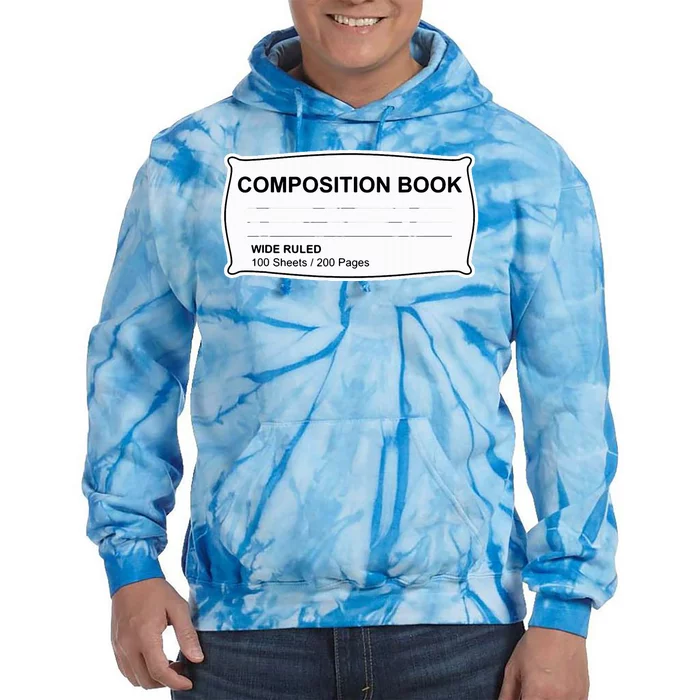 Composition Notebook Halloween Costume Couples Fancy Dress Tie Dye Hoodie