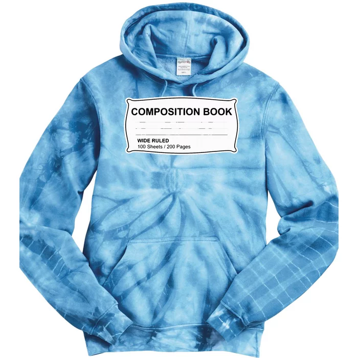 Composition Notebook Halloween Costume Couples Fancy Dress Tie Dye Hoodie