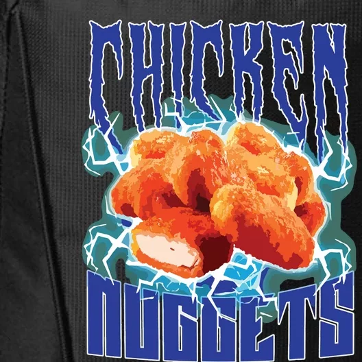 Chicken Nuggets Heavy Metal Funny Chicken Nuggets Lover City Backpack