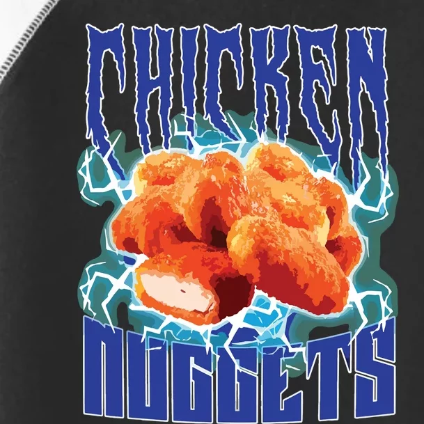 Chicken Nuggets Heavy Metal Funny Chicken Nuggets Lover Toddler Fine Jersey T-Shirt