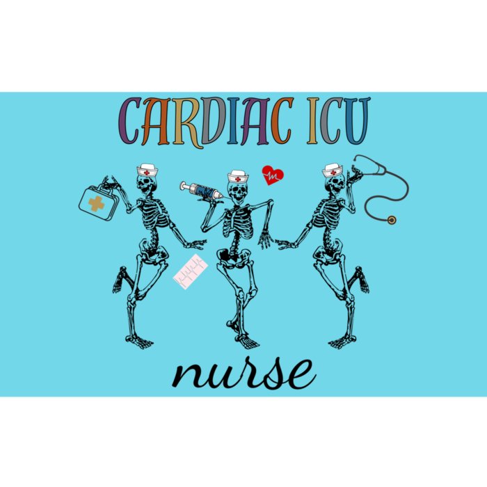 Cvicu Nurse Halloween Funny New Nurse Week Dancing Skeleton Gift Bumper Sticker