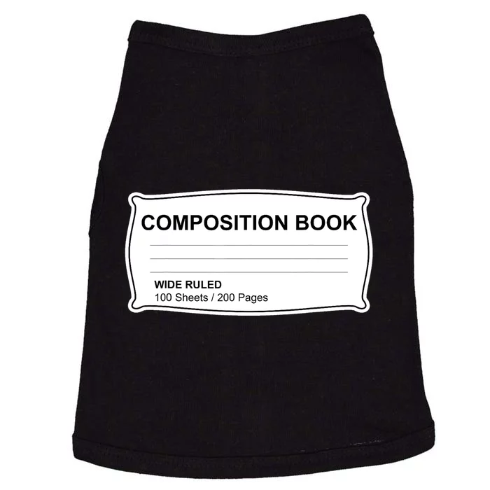 Composition Notebook Halloween Costume Couples Fancy Dress Doggie Tank