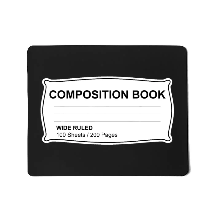 Composition Notebook Halloween Costume Couples Fancy Dress Mousepad