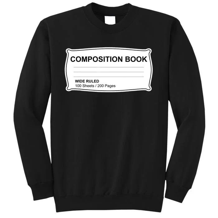 Composition Notebook Halloween Costume Couples Fancy Dress Tall Sweatshirt