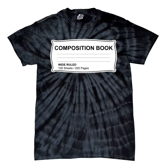 Composition Notebook Halloween Costume Couples Fancy Dress Tie-Dye T-Shirt