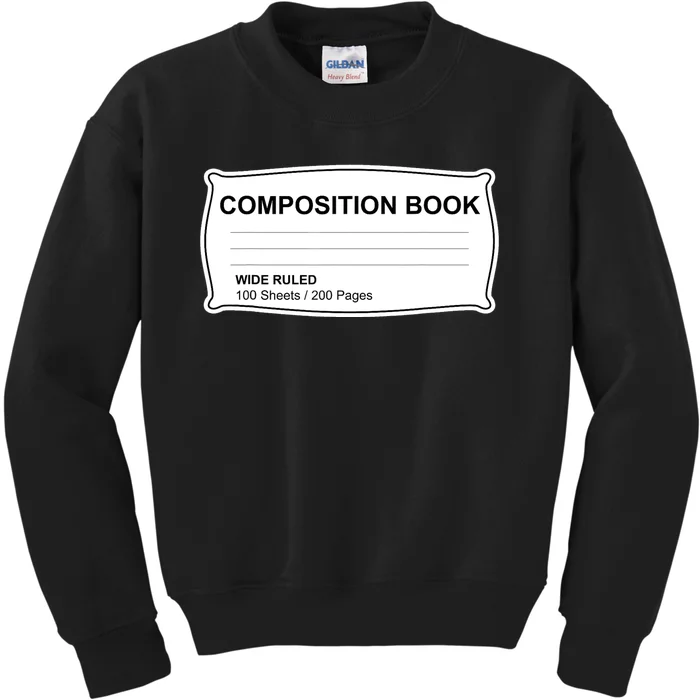 Composition Notebook Halloween Costume Couples Fancy Dress Kids Sweatshirt