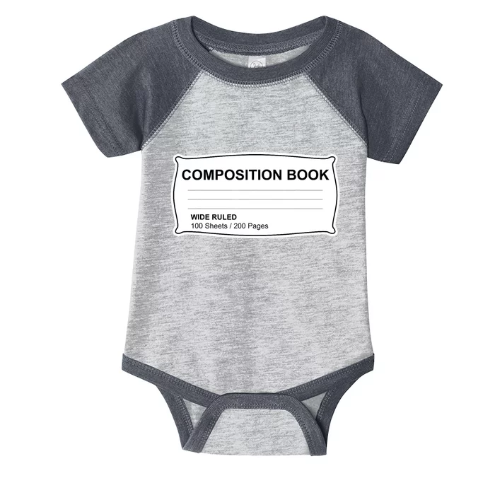 Composition Notebook Halloween Costume Couples Fancy Dress Infant Baby Jersey Bodysuit