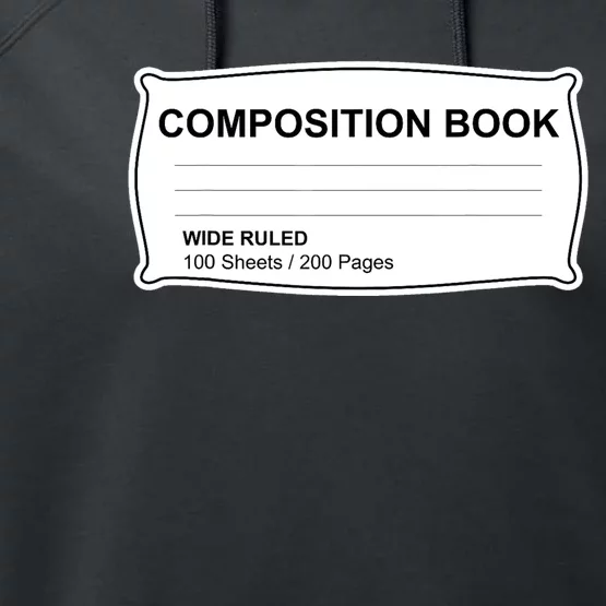 Composition Notebook Halloween Costume Couples Fancy Dress Performance Fleece Hoodie