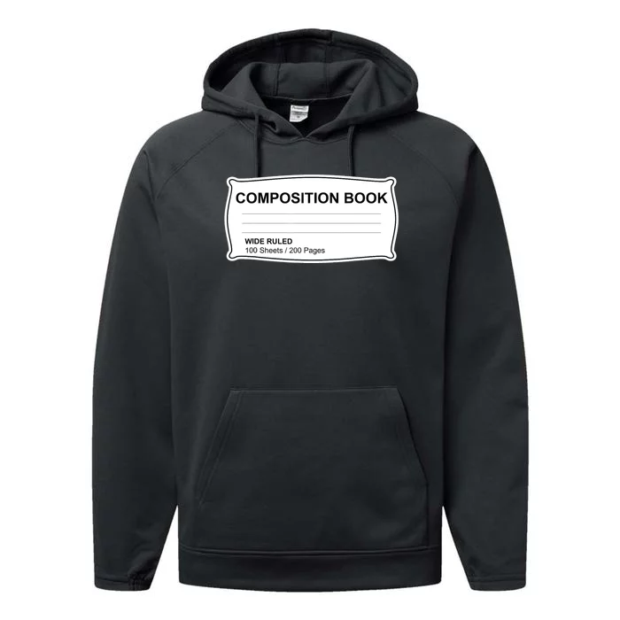 Composition Notebook Halloween Costume Couples Fancy Dress Performance Fleece Hoodie