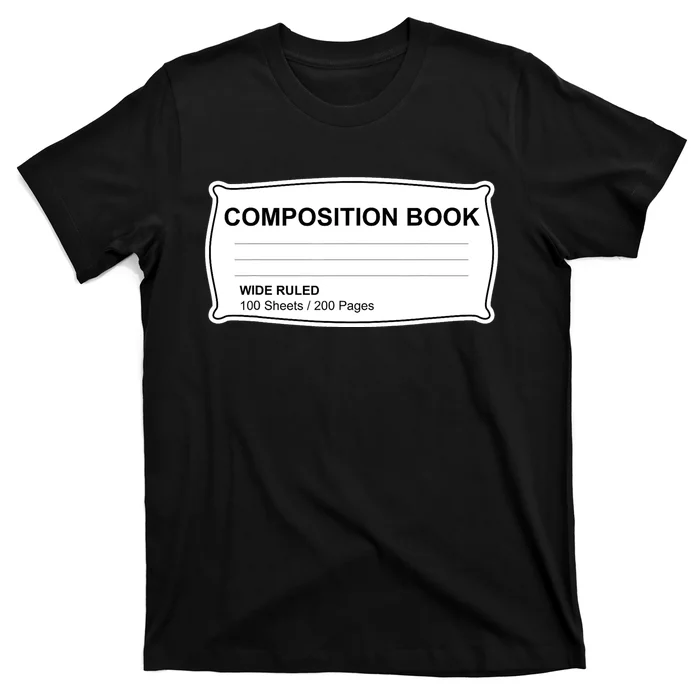 Composition Notebook Halloween Costume Couples Fancy Dress T-Shirt