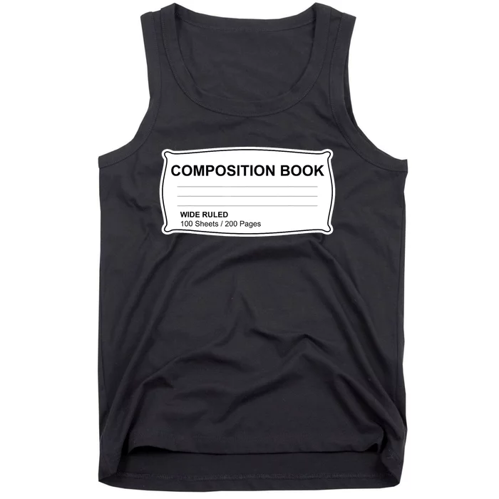 Composition Notebook Halloween Costume Couples Fancy Dress Tank Top