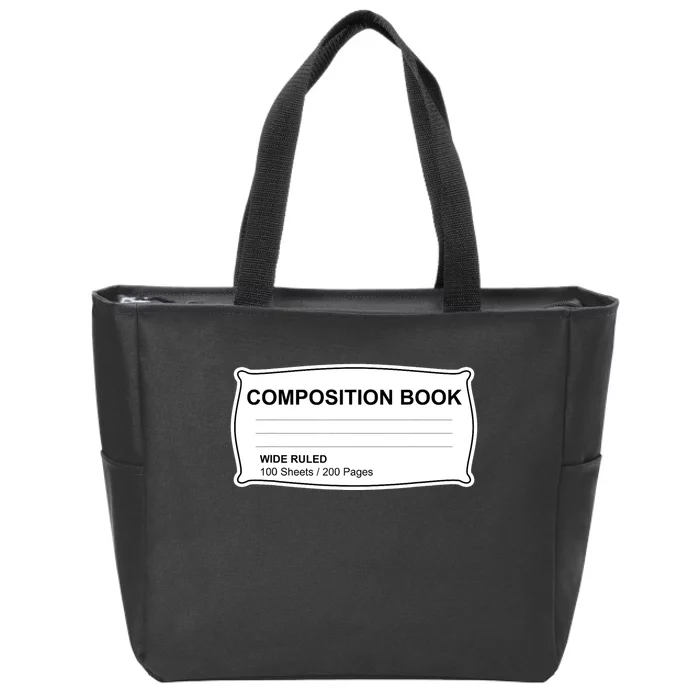 Composition Notebook Halloween Costume Couples Fancy Dress Zip Tote Bag