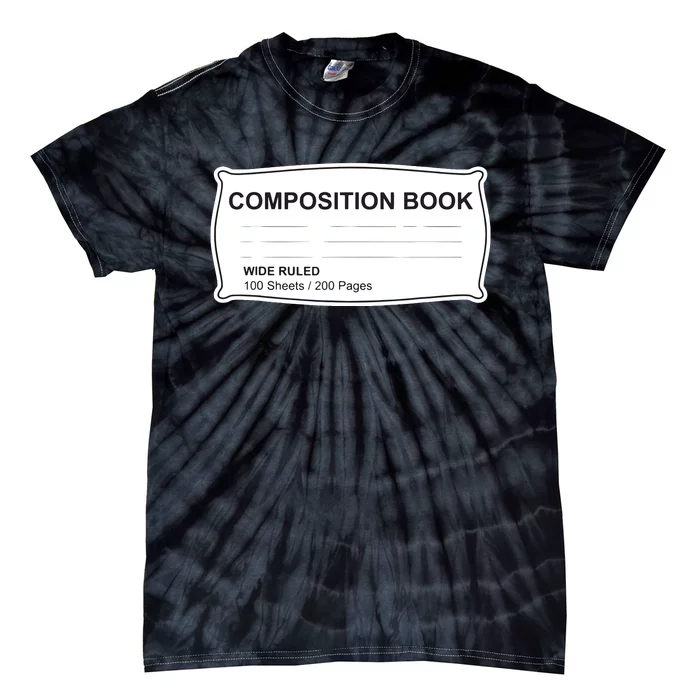 Composition Notebook Halloween Costume Couples Fancy Dress Tie-Dye T-Shirt