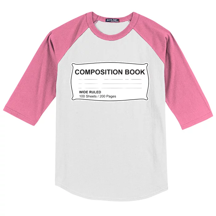 Composition Notebook Halloween Costume Couples Fancy Dress Kids Colorblock Raglan Jersey