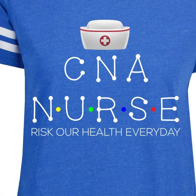 Cna Nurse Health Care Everyday Nursing Profession Gift Enza Ladies Jersey Football T-Shirt