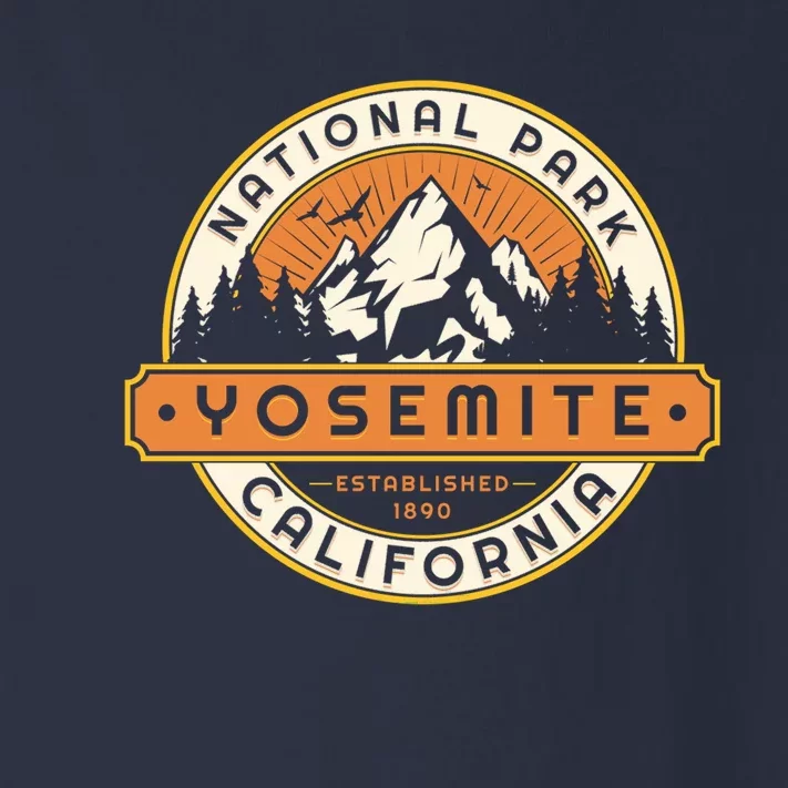 California Nature Hiking Outdoors Gift Yosemite National Park Toddler Long Sleeve Shirt