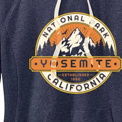 California Nature Hiking Outdoors Gift Yosemite National Park Women's Fleece Hoodie