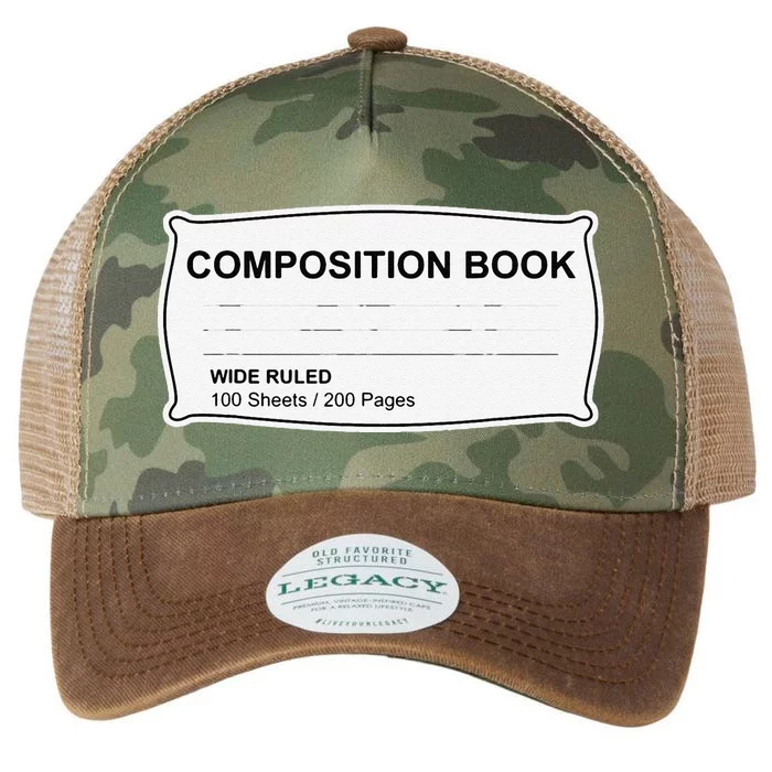 Composition Notebook Halloween Costume Couples Fancy Dress Gift Legacy Tie Dye Trucker Hat