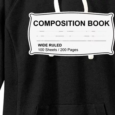 Composition Notebook Halloween Costume Couples Fancy Dress Gift Women's Fleece Hoodie