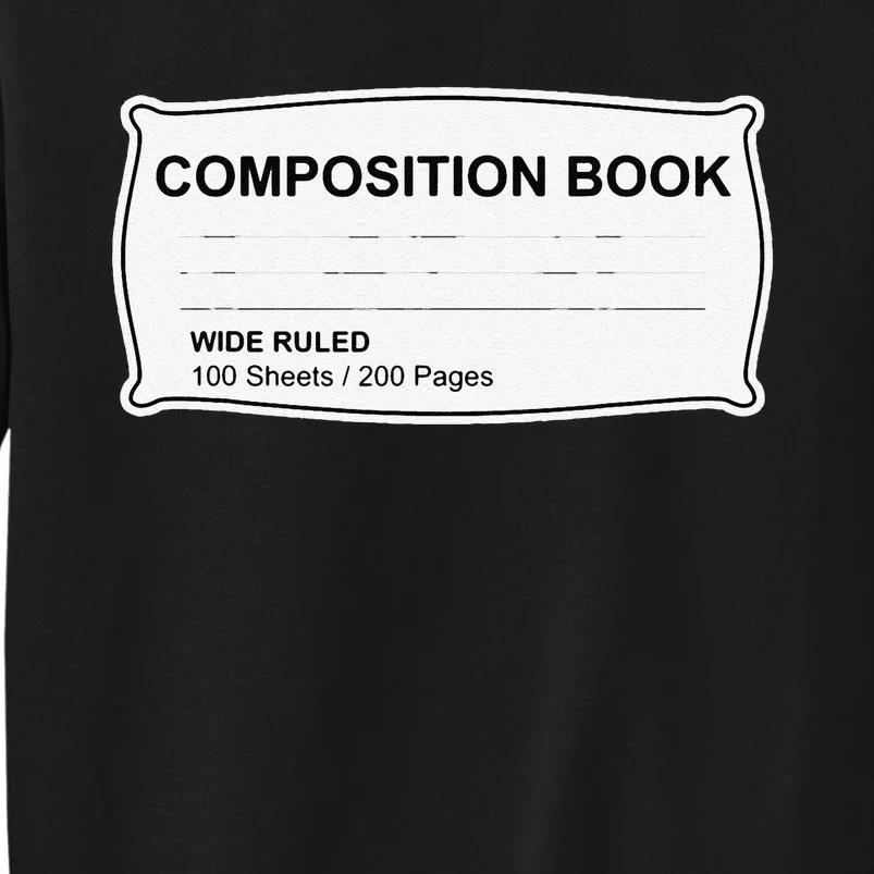 Composition Notebook Halloween Costume Couples Fancy Dress Gift Tall Sweatshirt