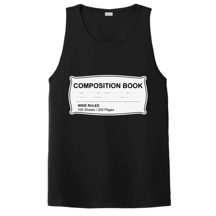 Composition Notebook Halloween Costume Couples Fancy Dress Gift Performance Tank