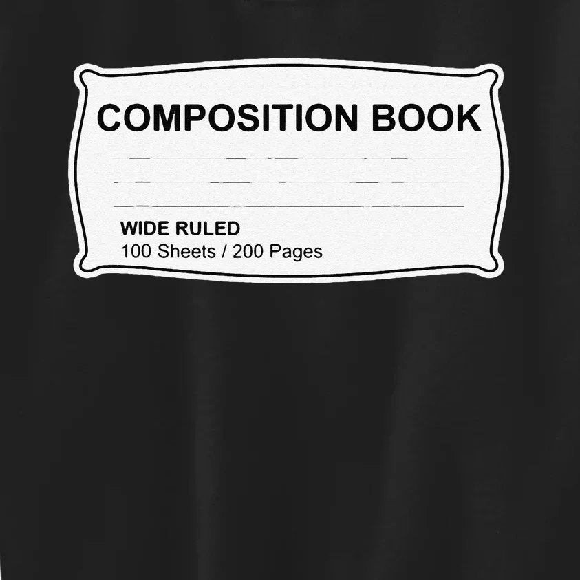 Composition Notebook Halloween Costume Couples Fancy Dress Gift Kids Sweatshirt