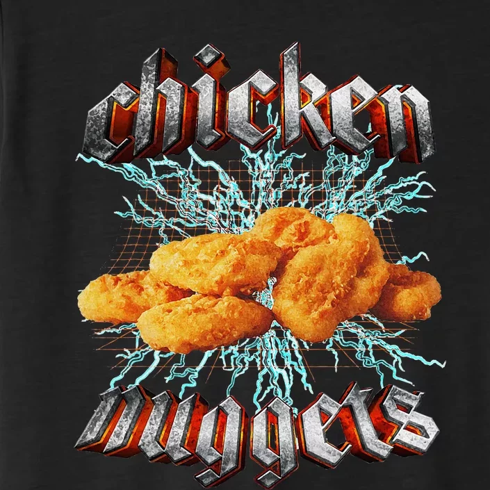 Chicken Nuggets Heavy Metal ChromaSoft Performance T-Shirt