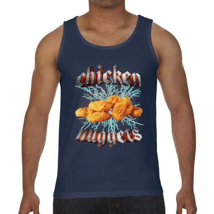 Chicken Nuggets Heavy Metal Funny Comfort Colors® Tank Top