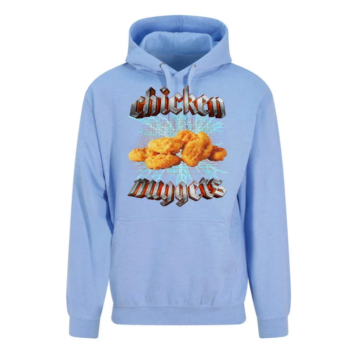 Chicken Nuggets Heavy Metal Funny Unisex Surf Hoodie