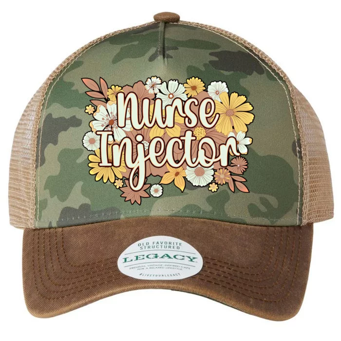 Cute Nurse Injector Flowers Aesthetic Nursing Meaningful Gift Legacy Tie Dye Trucker Hat