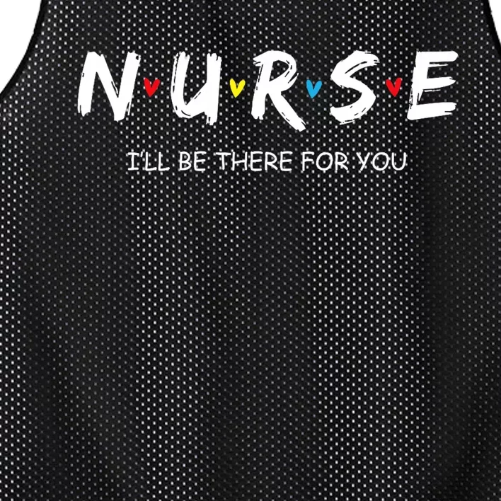 Cute Nurse I Will Be There For You Gift For Rn & Lpn Mesh Reversible Basketball Jersey Tank