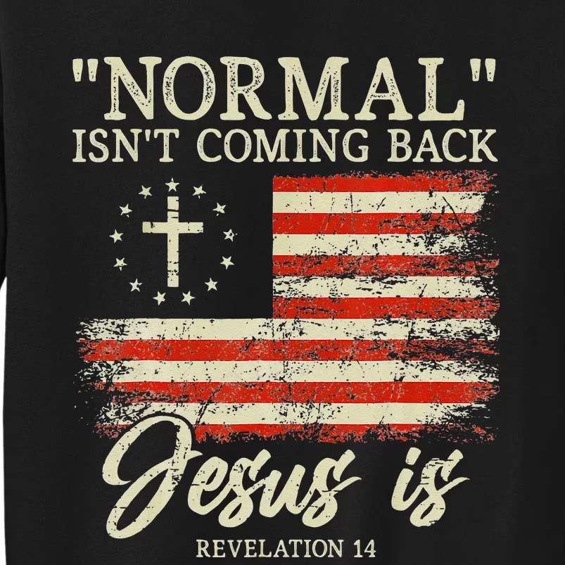 Christian Normal Isnt Coming Back Jesus Is Gift Sweatshirt