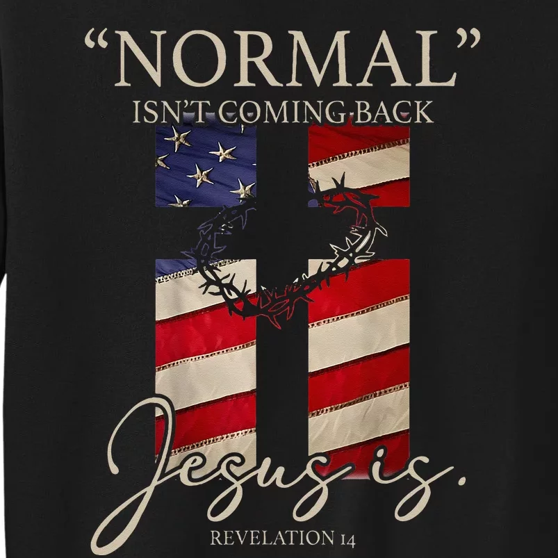 Christian Normal Isnt Coming Back Jesus Is Gift Tall Sweatshirt