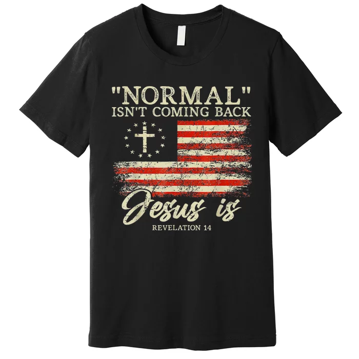 Christian Normal Isnt Coming Back Jesus Is Gift Premium T-Shirt